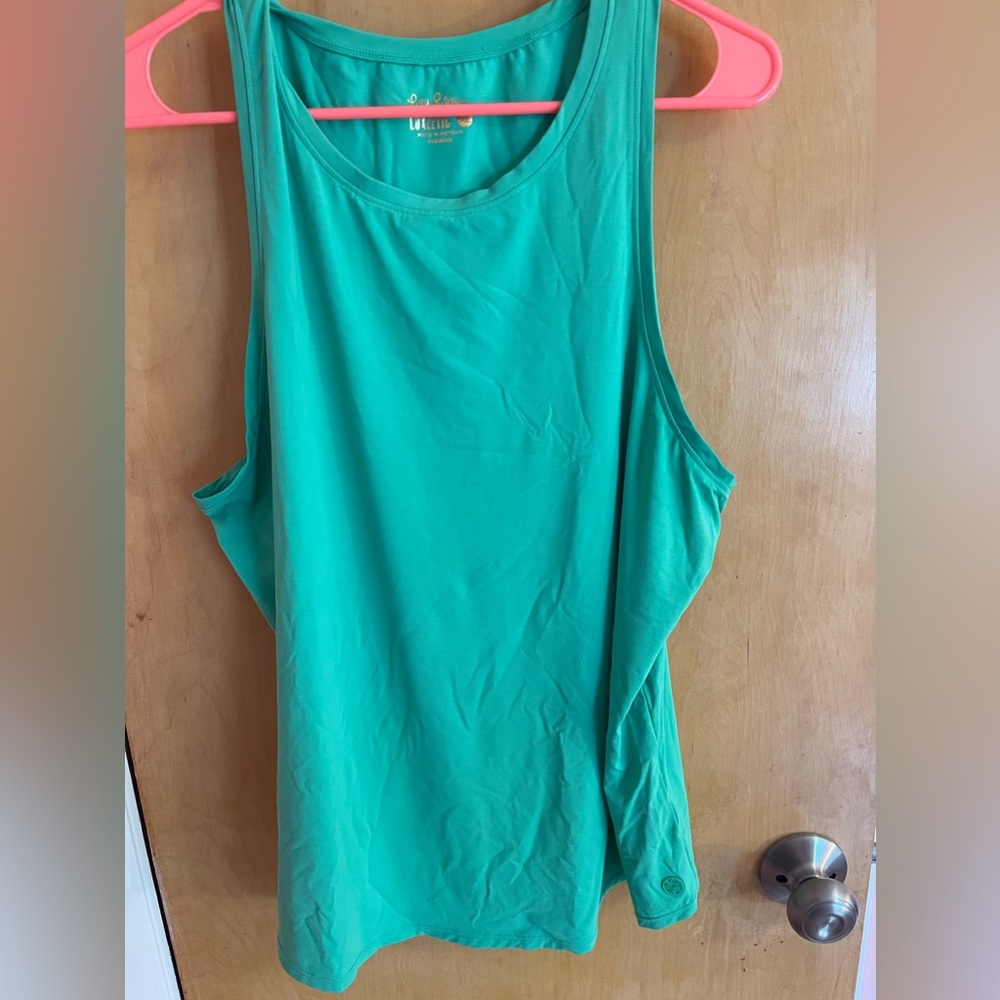 Lilly Pulitzer UPF 50+ Luxletic Westley Active Tank in Spearmint
